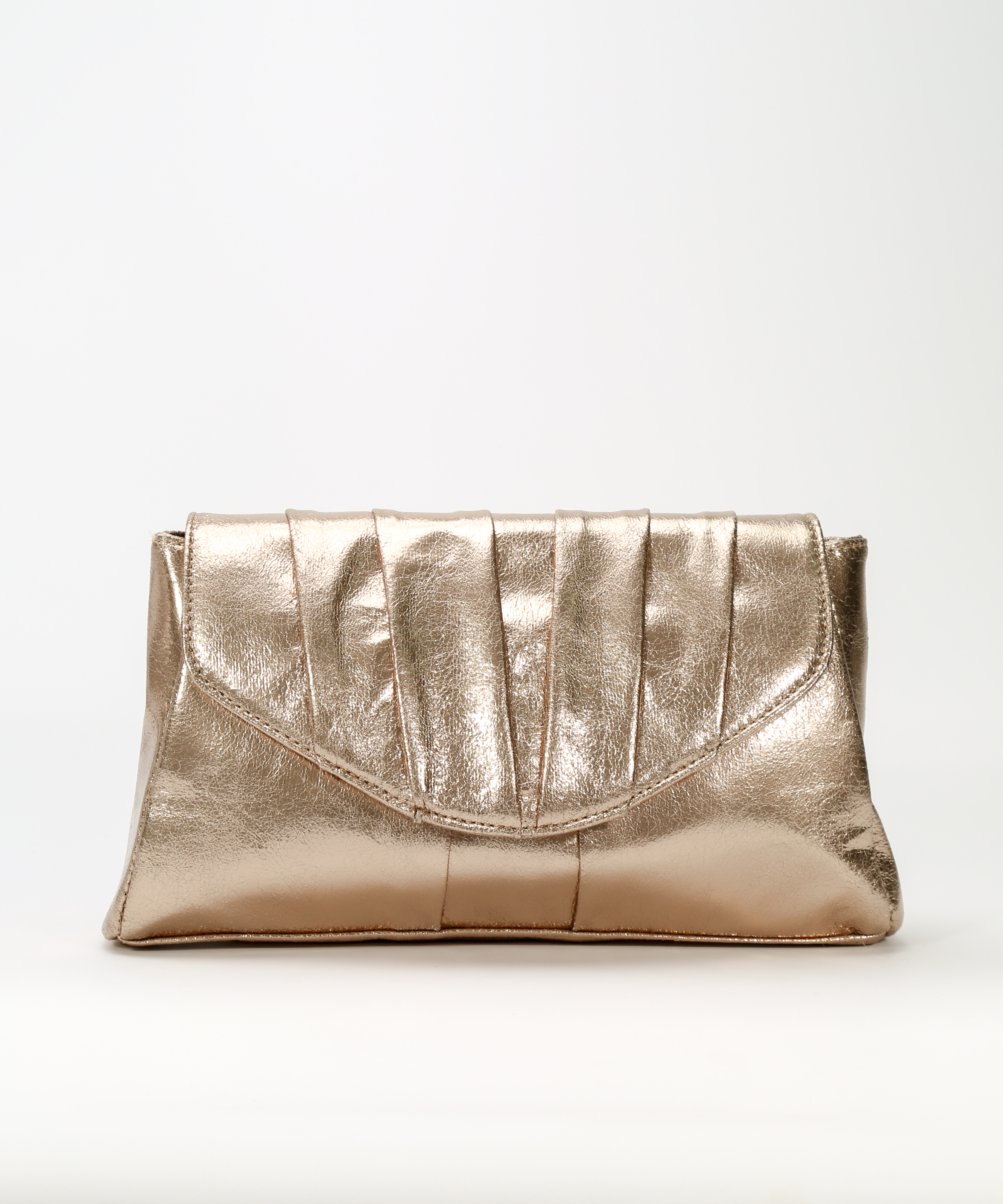 Bolso pliegues fiesta metalizado image number null